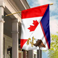 Canada Flag With American Samoa Flag