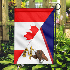 Canada Flag With American Samoa Flag