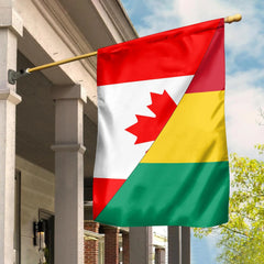 Canada Flag With Guinea Flag