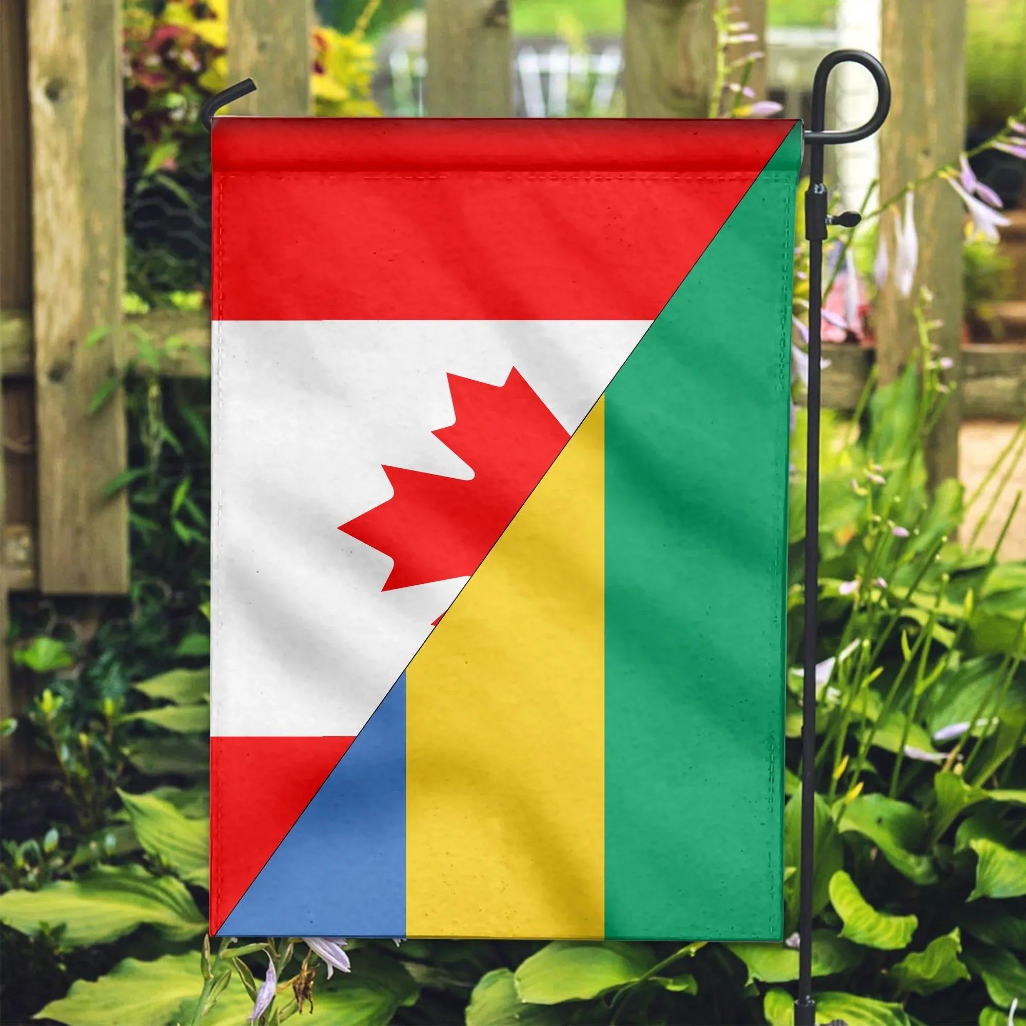 Canada Flag With Gabon Flag