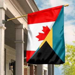 Canada Flag With The Bahamas Flag