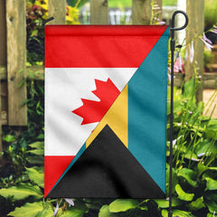 Canada Flag With The Bahamas Flag