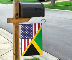 Us Flag With Jamaica Flag