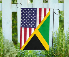 Us Flag With Jamaica Flag