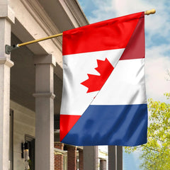 Canada Flag With Netherlands Flag