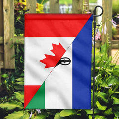 Canada Flag With Lesotho Flag