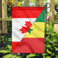 Canada Flag With Senegal Flag