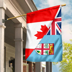 Canada Flag With Fiji Flag