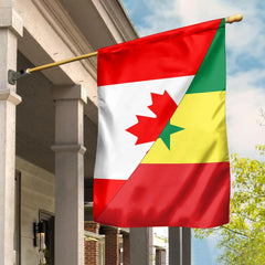 Canada Flag With Senegal Flag