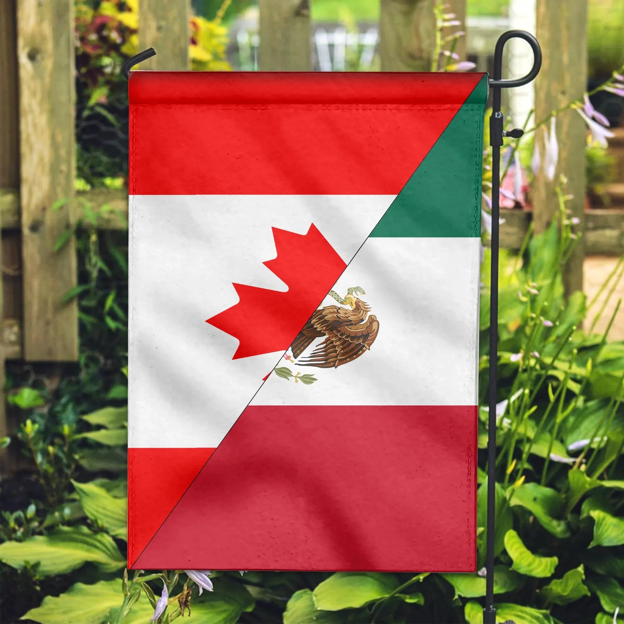 Canada Flag With Mexico Flag