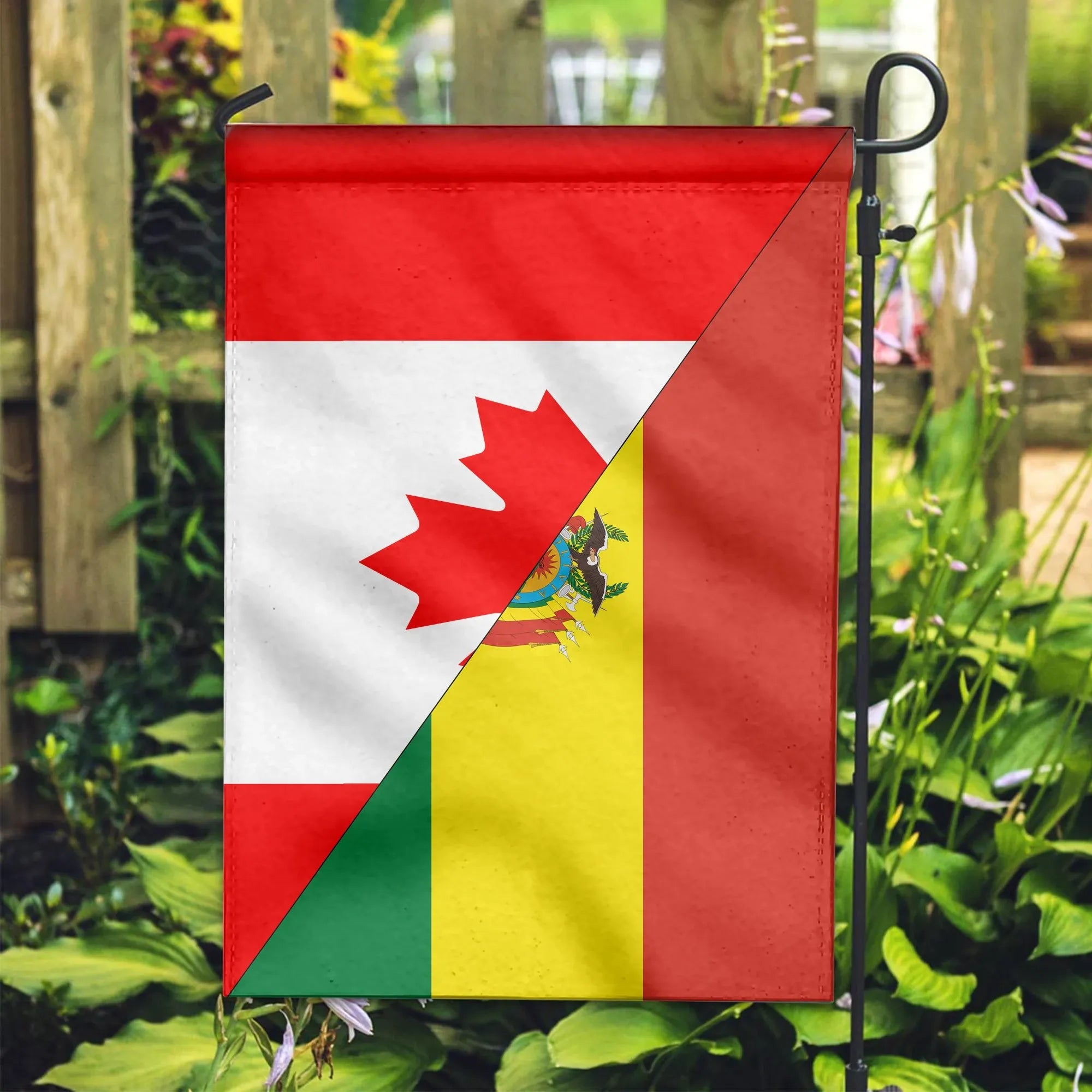 Canada Flag With Bolivia Flag