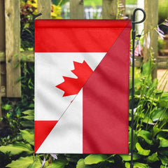 Canada Flag With Monaco Flag