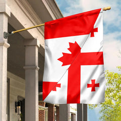 Canada Flag With Georgia Flag