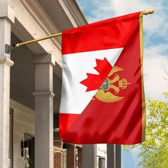 Canada Flag With Montenegro Flag