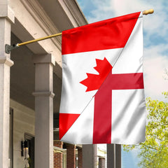 Canada Flag With England Flag