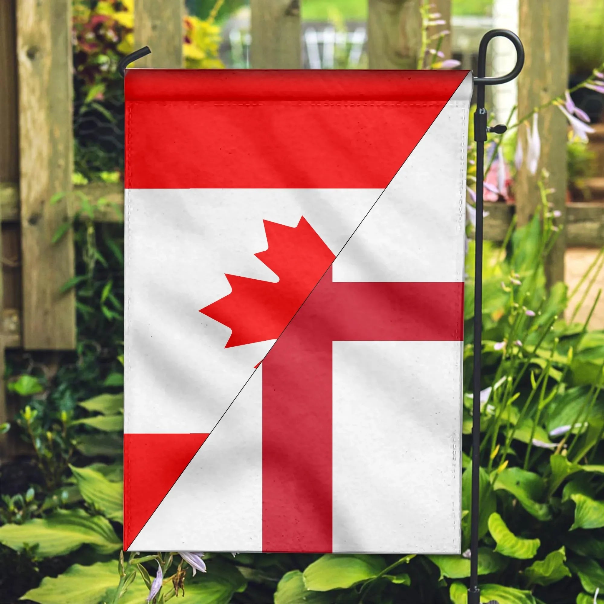 Canada Flag With England Flag