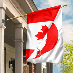 Canada Flag With Easter Island Flag