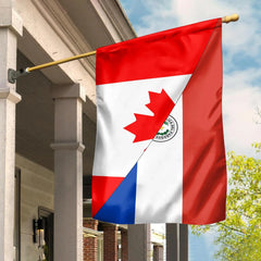 Canada Flag With Paraguay Flag