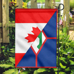 Canada Flag With Sint Eustatius Flag