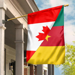 Canada Flag With Cameroon Flag