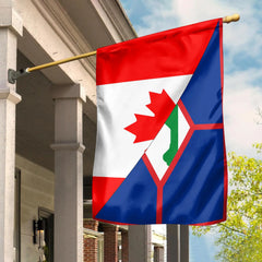 Canada Flag With Sint Eustatius Flag