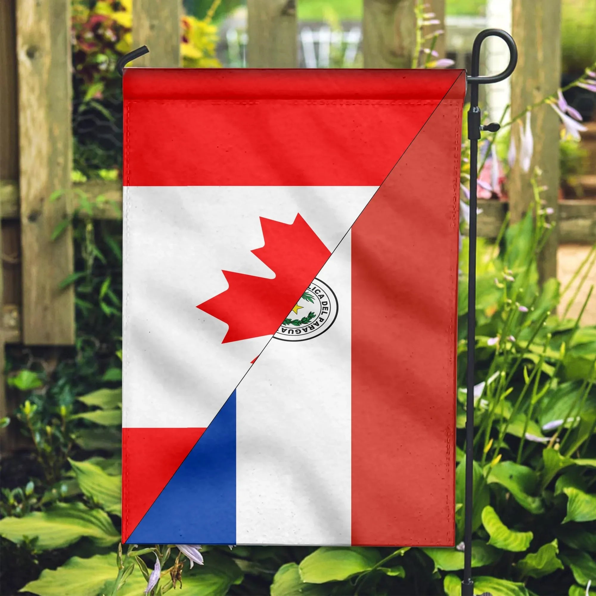 Canada Flag With Paraguay Flag