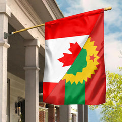 Canada Flag With Omoro Flag