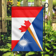 Canada Flag With Marshall Islands Flag