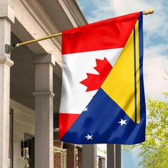 Canada Flag With Tokelau Flag