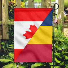 Canada Flag With Chad Flag