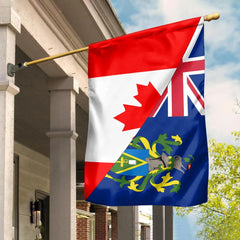 Canada Flag With Pitcairn Islands Flag