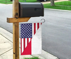 Us Flag With Poland Flag