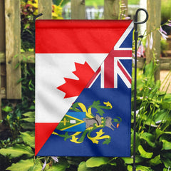 Canada Flag With Pitcairn Islands Flag