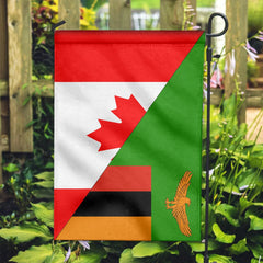 Canada Flag With Zambia Flag