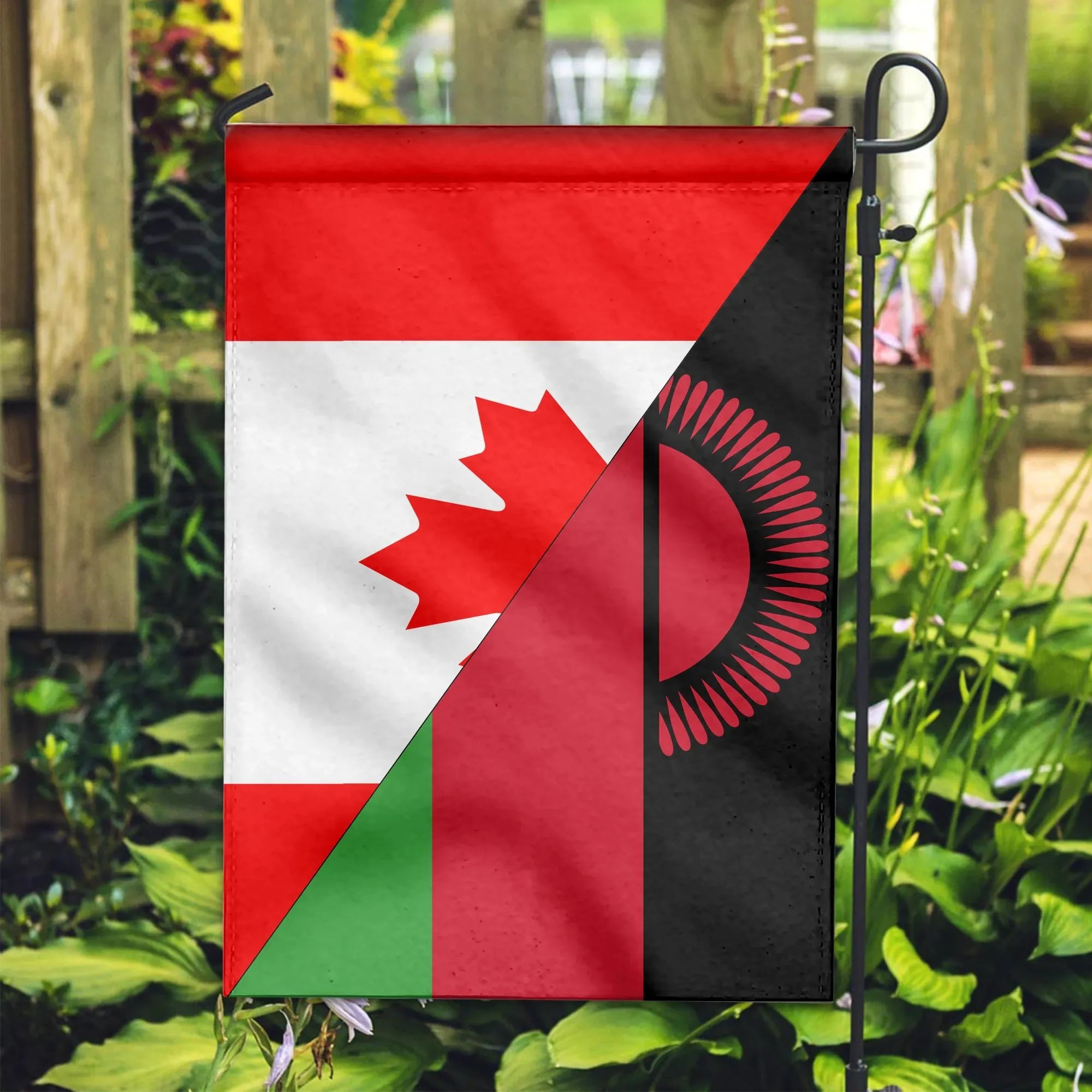 Canada Flag With Malawi Flag