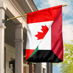 Canada Flag With Kuwait Flag