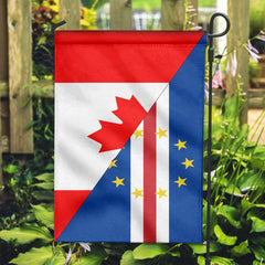 Canada Flag With Cape Verde Flag