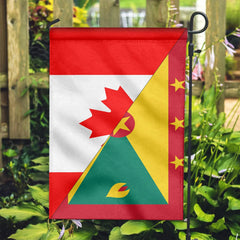 Canada Flag With Grenada Flag