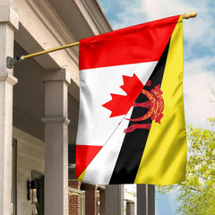 Canada Flag With Brunei Flag