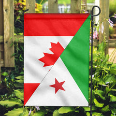 Canada Flag With Djibouti Flag