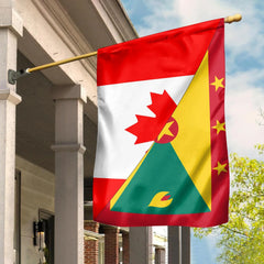 Canada Flag With Grenada Flag