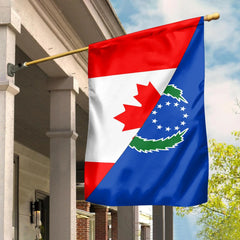 Canada Flag With Pohnpei Flag