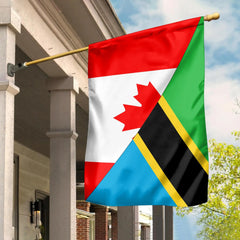 Canada Flag With Tanzania Flag