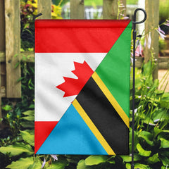 Canada Flag With Tanzania Flag