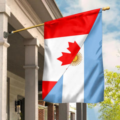 Canada Flag With Argentina Flag