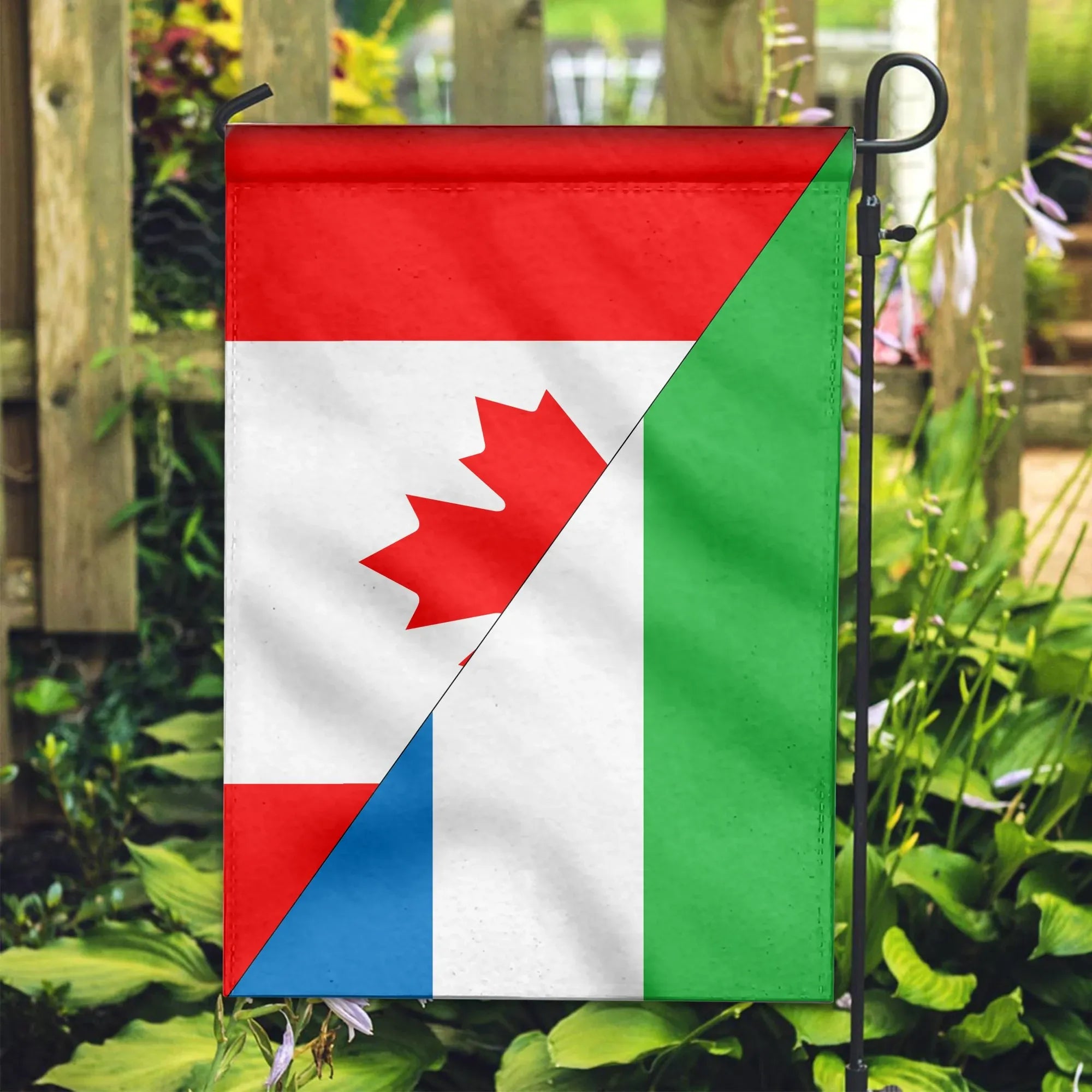 Canada Flag With Sierra Leone Flag