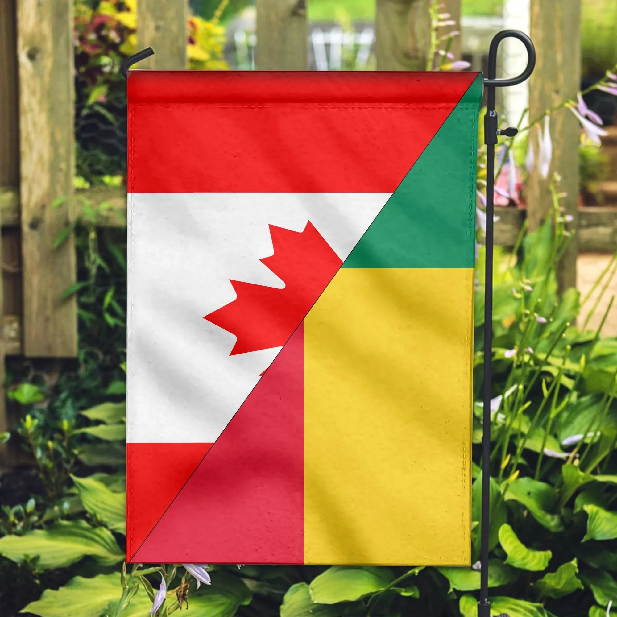 Canada Flag With Benin Flag