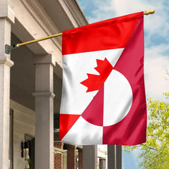 Canada Flag With Greenland Flag