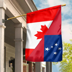 Canada Flag With Samoa Flag