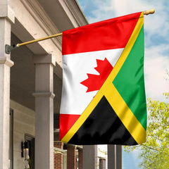 Canada Flag With Jamaica Flag